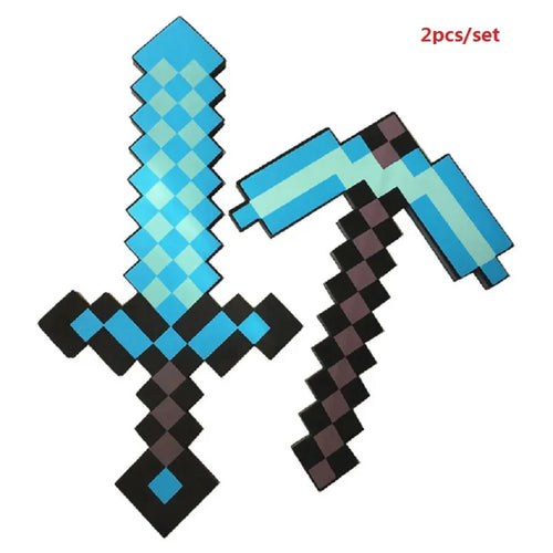 Diamond Sword and Pickaxe 
