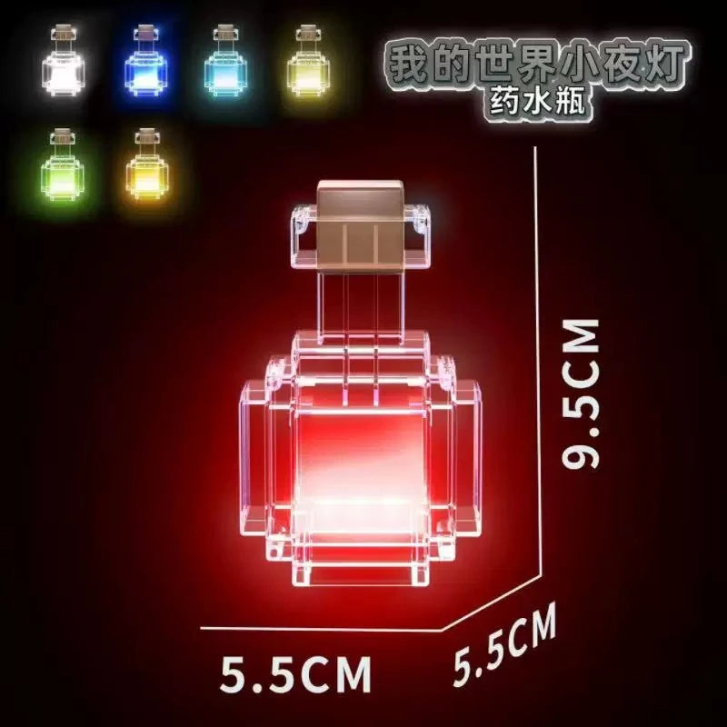 Potion Bottle Glowing Lamp