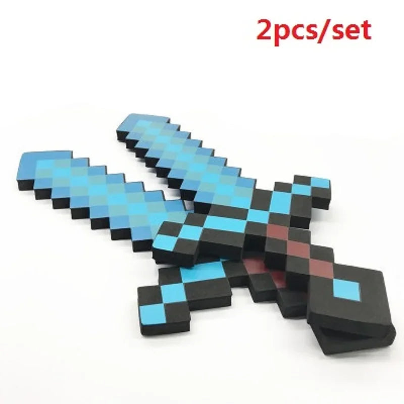 Diamond Sword and Pickaxe 